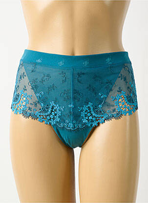 Shorty broderie bleu SIMONE PERELE femme