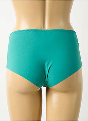 Shorty effet matière satinée bleu SIMONE PERELE femme