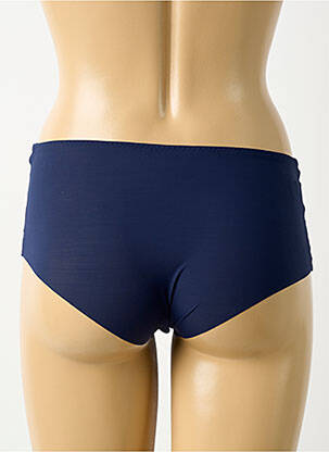 Shorty effet matière satinée bleu fonce SIMONE PERELE femme