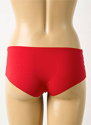 Shorty effet matière satinée rouge SIMONE PERELE femme