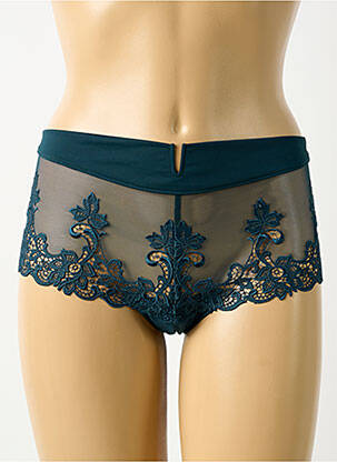 Shorty effet matière satinée vert SIMONE PERELE femme