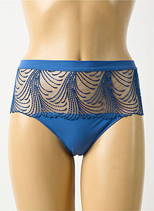 Shorty broderie bleu SIMONE PERELE femme