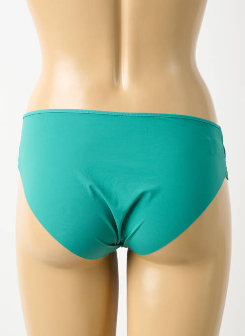 Culotte effet matière satinée bleu SIMONE PERELE femme