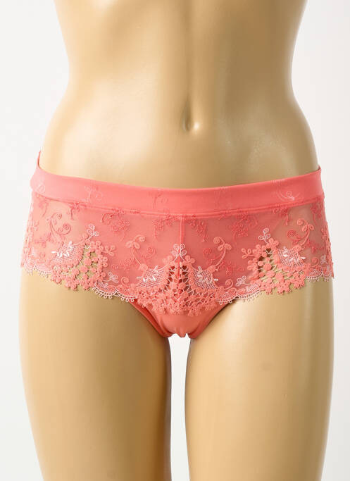 Shorty broderie rose SIMONE PERELE femme