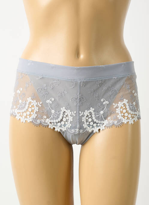 Shorty broderie gris SIMONE PERELE femme