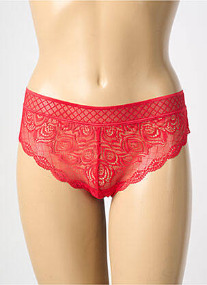 Culotte tissage dentelle rouge SIMONE PERELE femme