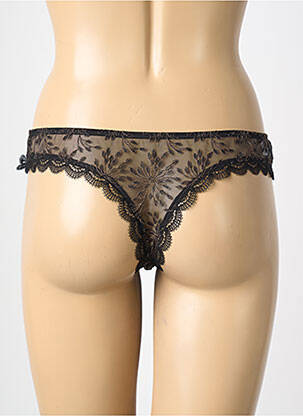 Tanga tanga noir SIMONE PERELE femme