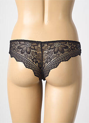 Tanga broderie noir SIMONE PERELE femme