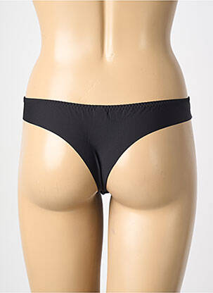 Tanga tissage tulle noir SIMONE PERELE femme