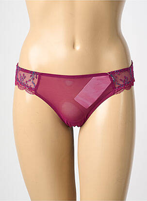 Tanga broderie violet SIMONE PERELE femme