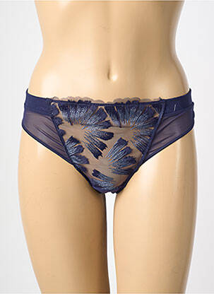 Tanga stretch bleu SIMONE PERELE femme