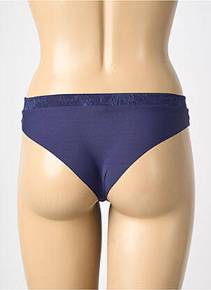 Tanga stretch bleu SIMONE PERELE femme