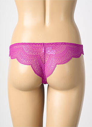 Culotte effet matière satinée violet SIMONE PERELE femme