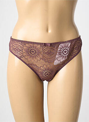 Tanga tanga marron SIMONE PERELE femme