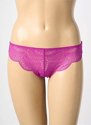 Culotte effet matière satinée violet SIMONE PERELE femme