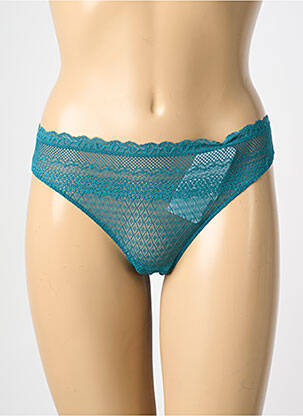Tanga bleu SIMONE PERELE femme