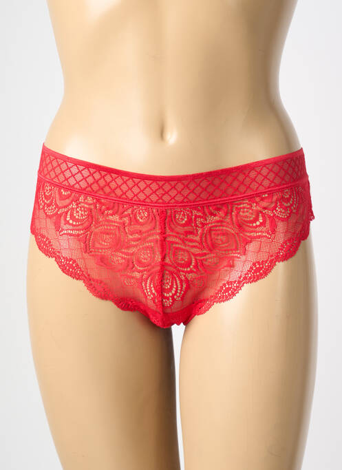 Culotte tissage dentelle rouge SIMONE PERELE femme