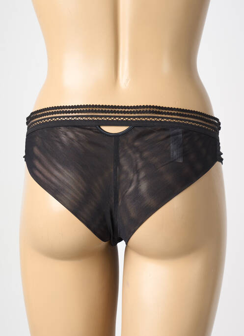 Culotte effet matière satinée noir SIMONE PERELE femme