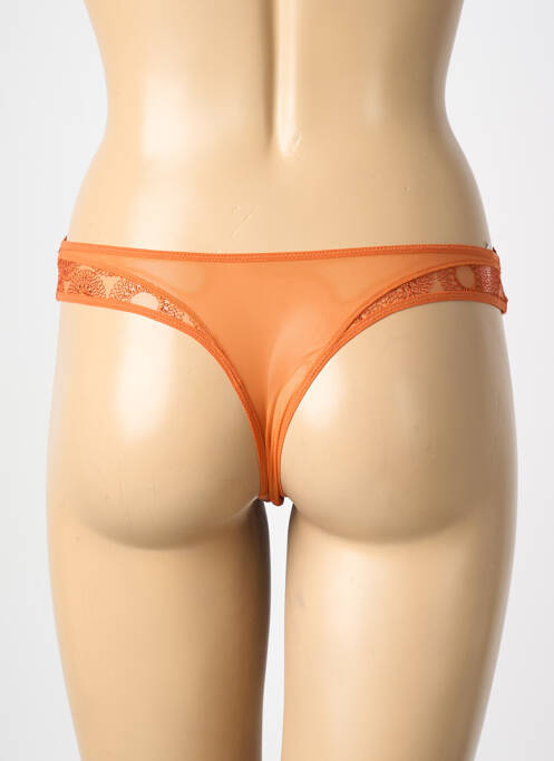Tanga broderie orange SIMONE PERELE femme