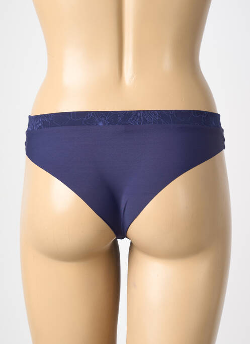 Tanga stretch bleu SIMONE PERELE femme
