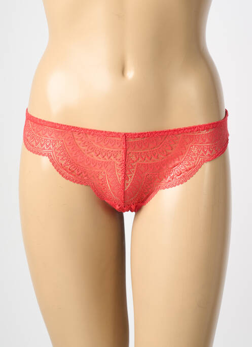 Culotte effet matière satinée orange SIMONE PERELE femme