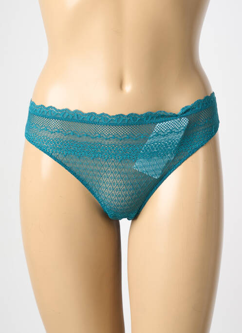 Tanga bleu SIMONE PERELE femme