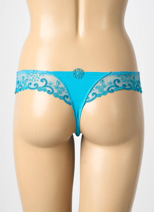 Tanga bleu SIMONE PERELE femme