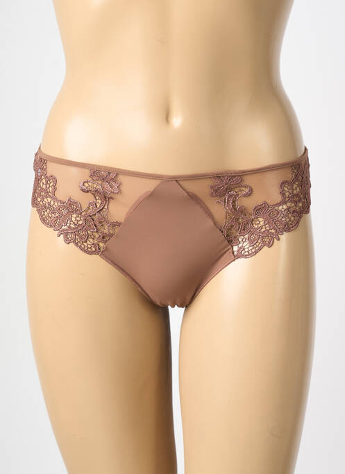 Tanga marron SIMONE PERELE femme