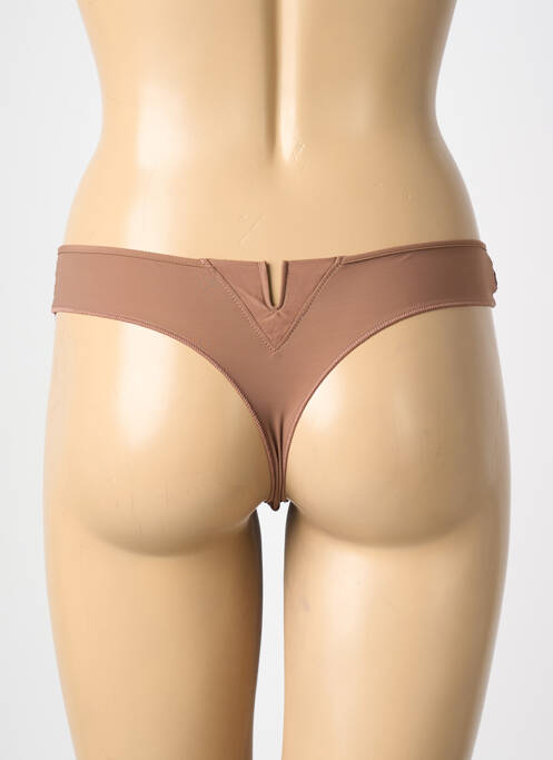 Tanga marron SIMONE PERELE femme