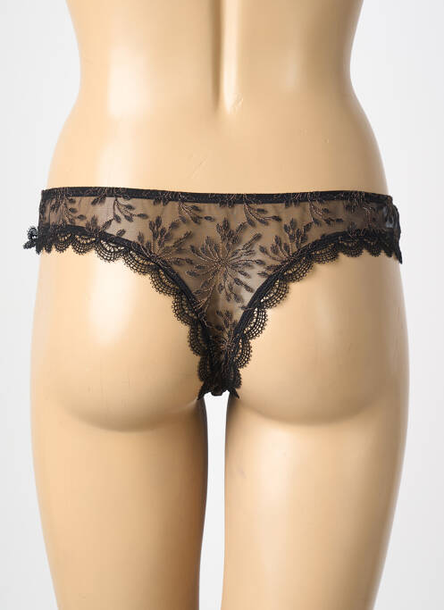 Tanga noir SIMONE PERELE femme