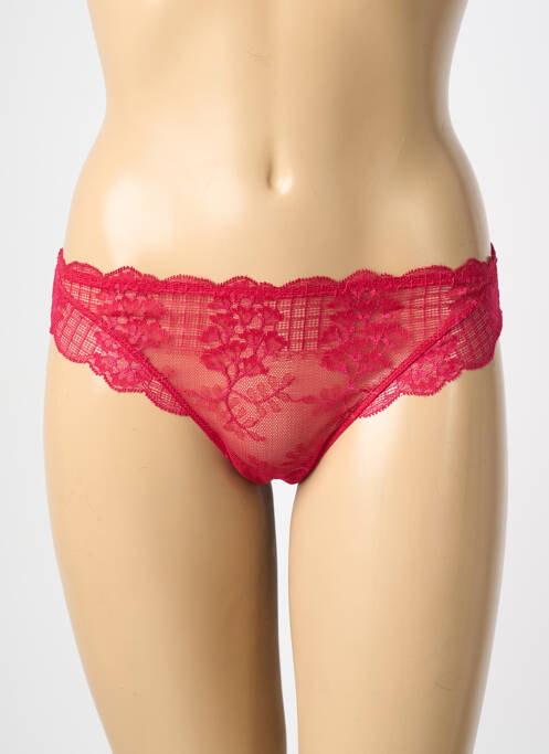 Tanga rouge SIMONE PERELE femme