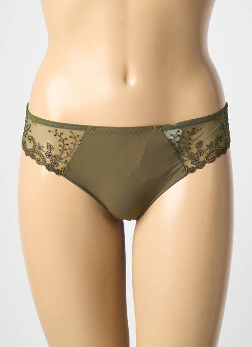 Tanga vert SIMONE PERELE femme