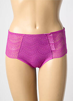 Culotte tissage satiné violet SIMONE PERELE femme