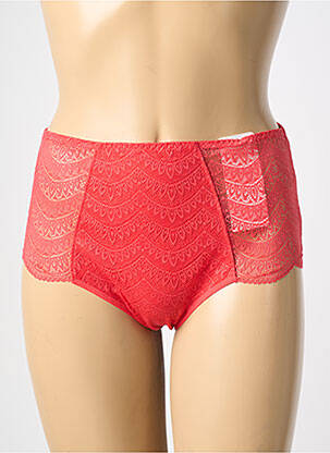 Culotte tissage satiné rouge SIMONE PERELE femme
