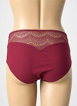 Culotte tissage satiné rouge fonce SIMONE PERELE femme