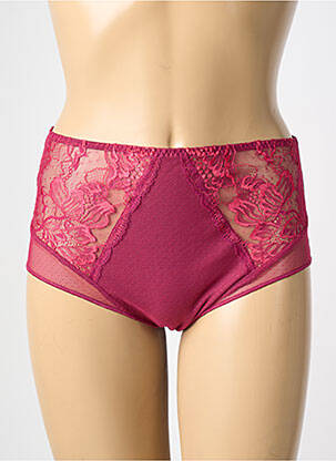 Culotte effet matière satinée rouge SIMONE PERELE femme