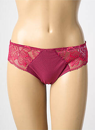 Culotte légère et transparente rouge SIMONE PERELE femme