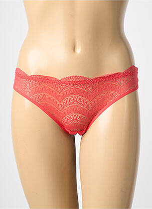 Culotte tissage satiné rouge SIMONE PERELE femme