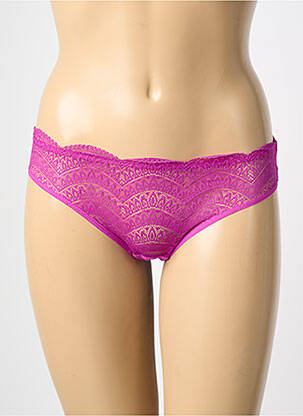Culotte tissage satiné violet SIMONE PERELE femme