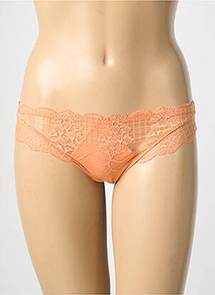 Culotte tissage satiné orange SIMONE PERELE femme