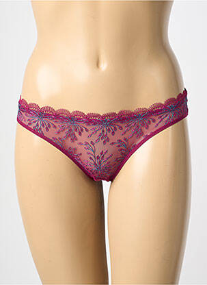 Culotte tissage satiné rouge SIMONE PERELE femme