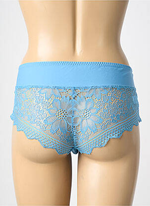 Shorty effet matière satinée bleu SIMONE PERELE femme