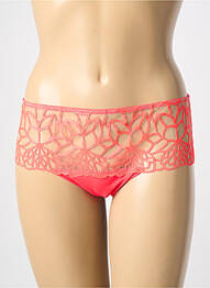 Shorty effet matière satinée rose SIMONE PERELE femme
