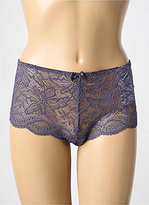 Shorty effet matière satinée violet SIMONE PERELE femme