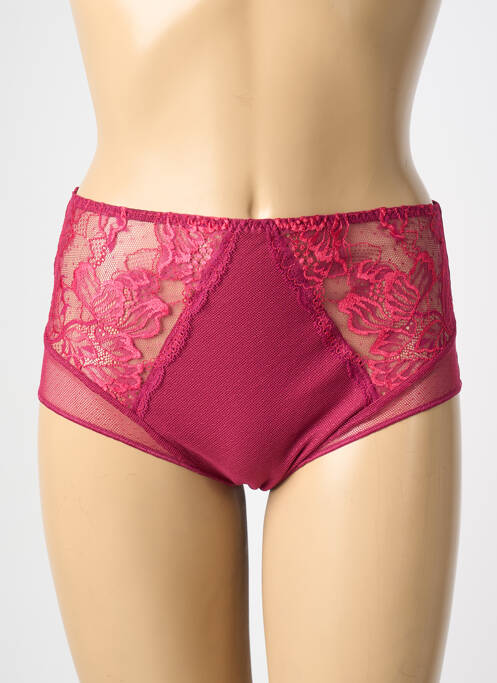 Culotte effet matière satinée rouge SIMONE PERELE femme