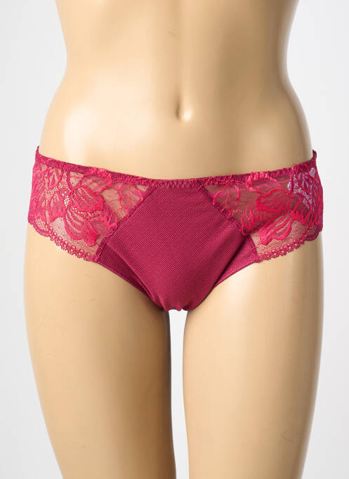 Culotte légère et transparente rouge SIMONE PERELE femme