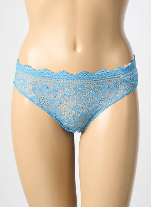 Culotte tissage satiné bleu SIMONE PERELE femme