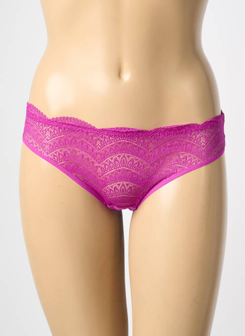Culotte tissage satiné violet SIMONE PERELE femme