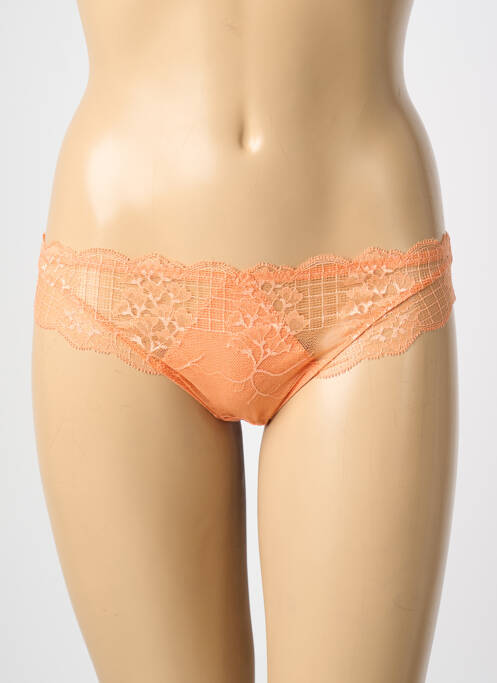Culotte tissage satiné orange SIMONE PERELE femme