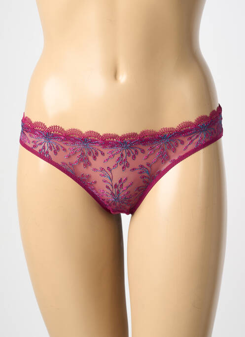 Culotte tissage satiné rouge SIMONE PERELE femme